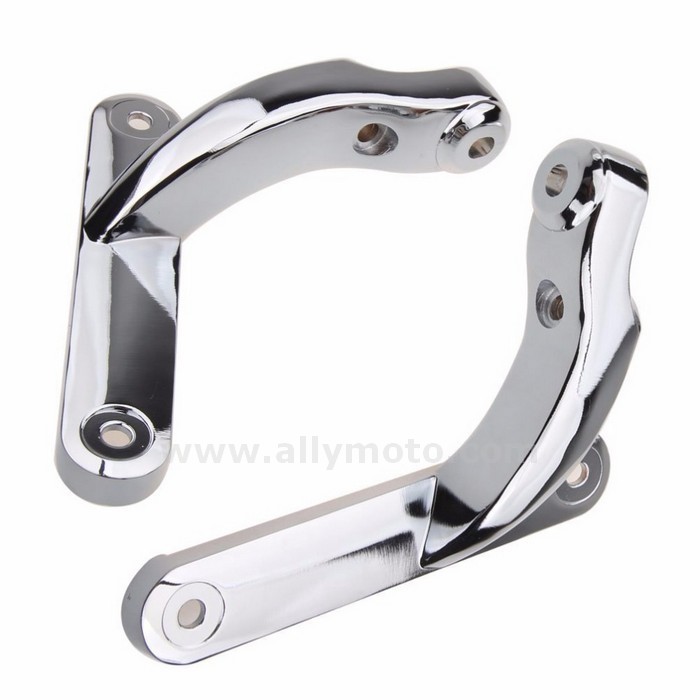 120 4 5 Inch Fog Light Housing Bracket Auxiliary Lighting Brackets Frame Harley 97 13 Electra Glide 94-Later Road King